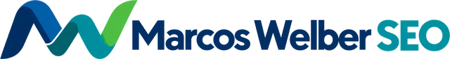 Logotipo colorido da Marcos Welber SEO, especialista em SEO em Campinas